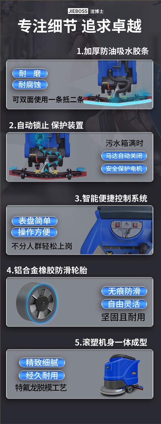 潔博士手推式電動洗地機550X 潔博士手推式電動洗地機550X