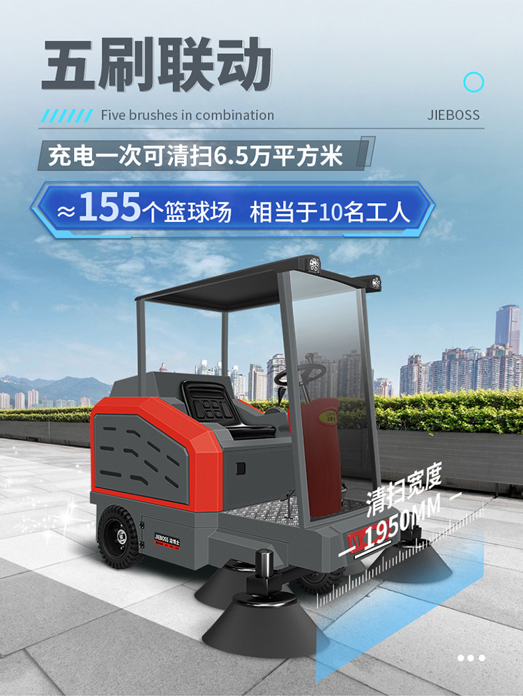 半封閉電動掃地車1950 半封閉電動掃地車1950